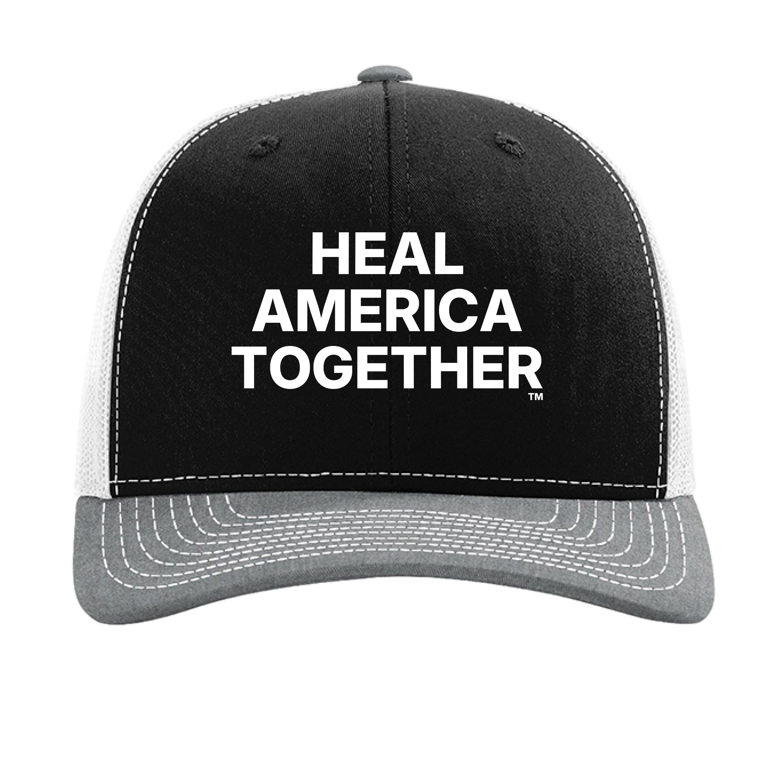 Black/ White/ Heather Grey - FRONT