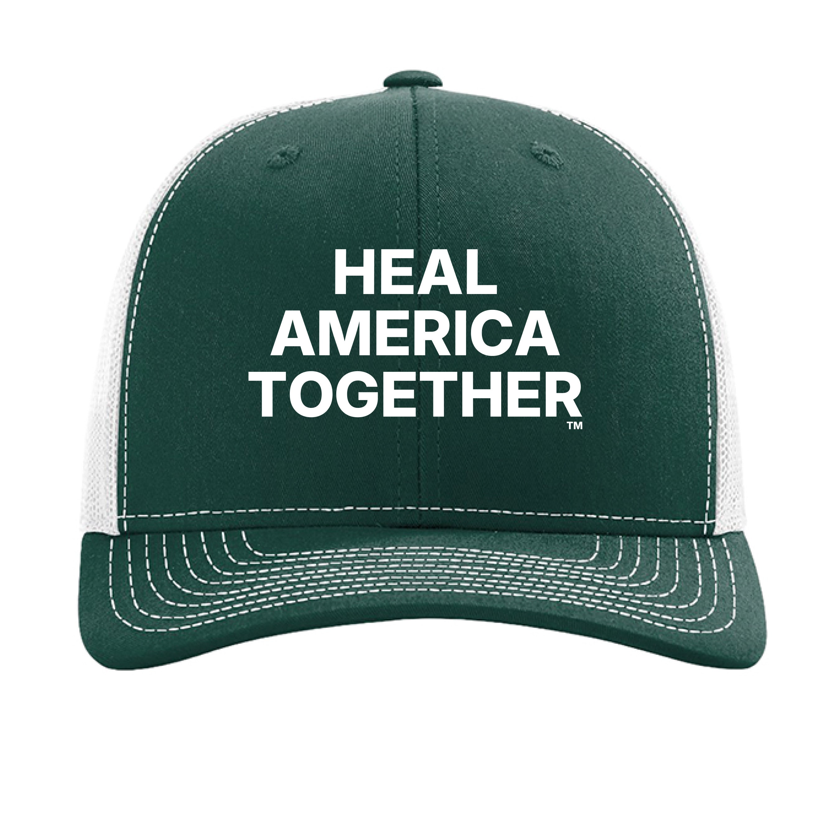 Dark Green/ White - FRONT