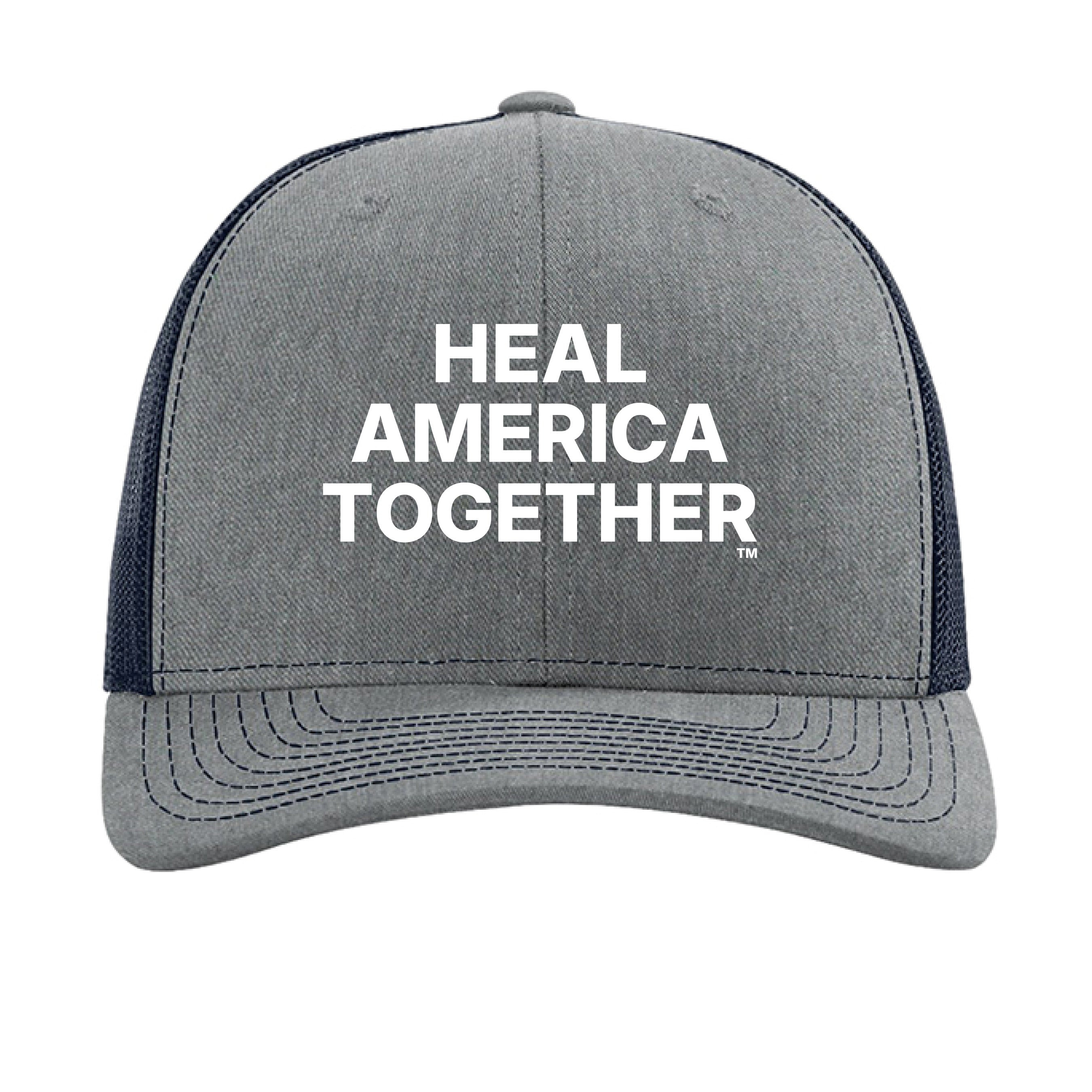 Heather Grey/ Navy - FRONT