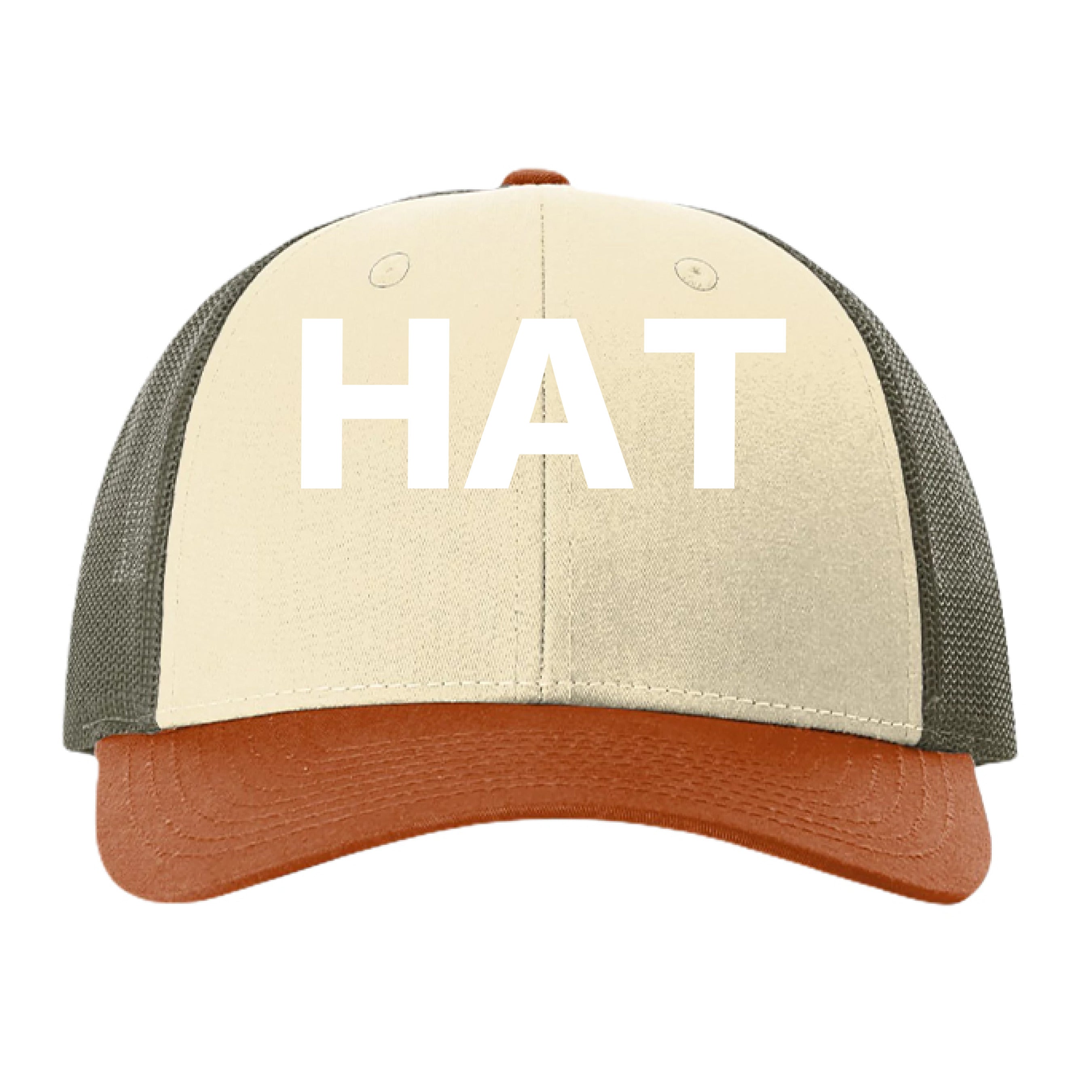 Cream/ Loden Green/ Dark Orange - FRONT