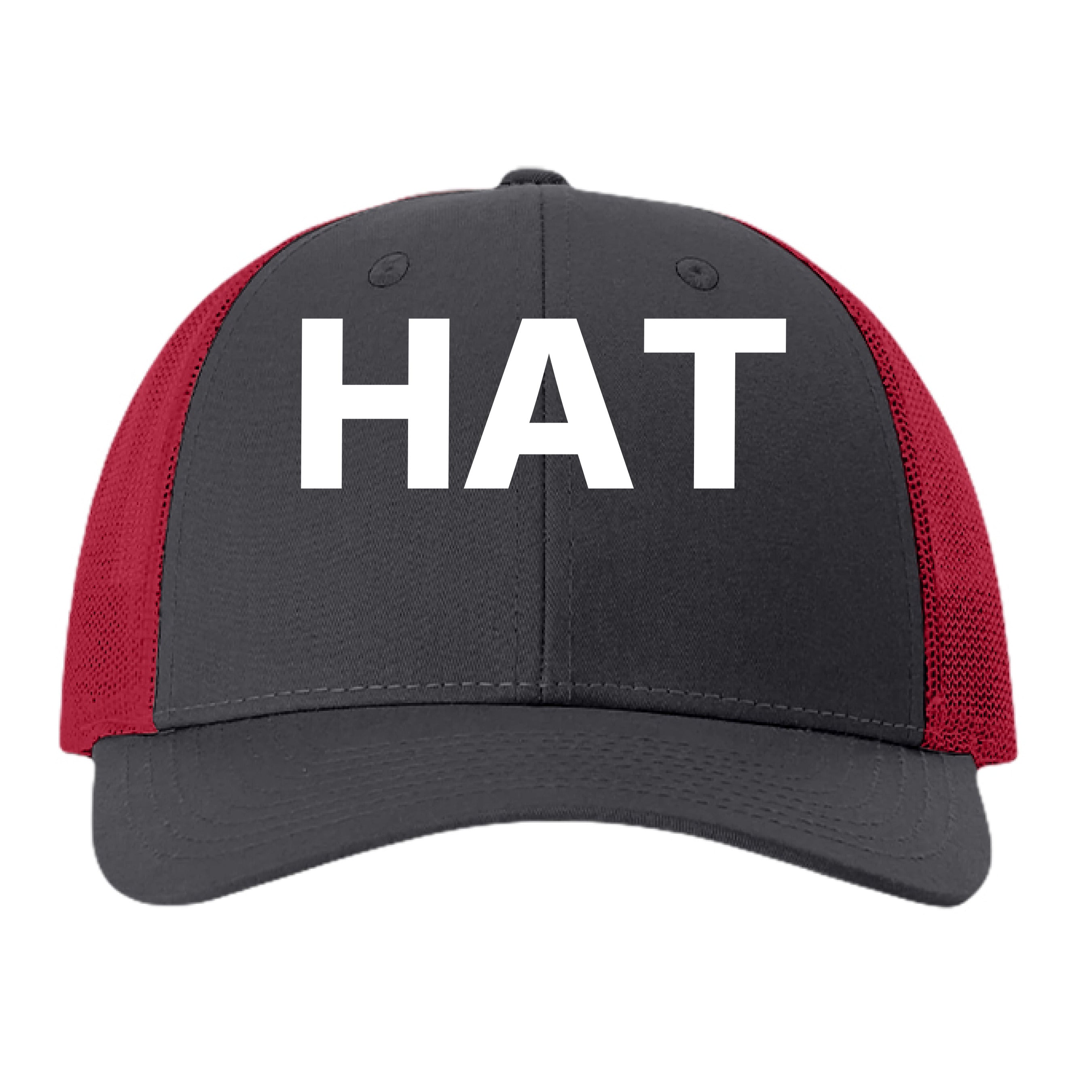 Charcoal/ Red - FRONT