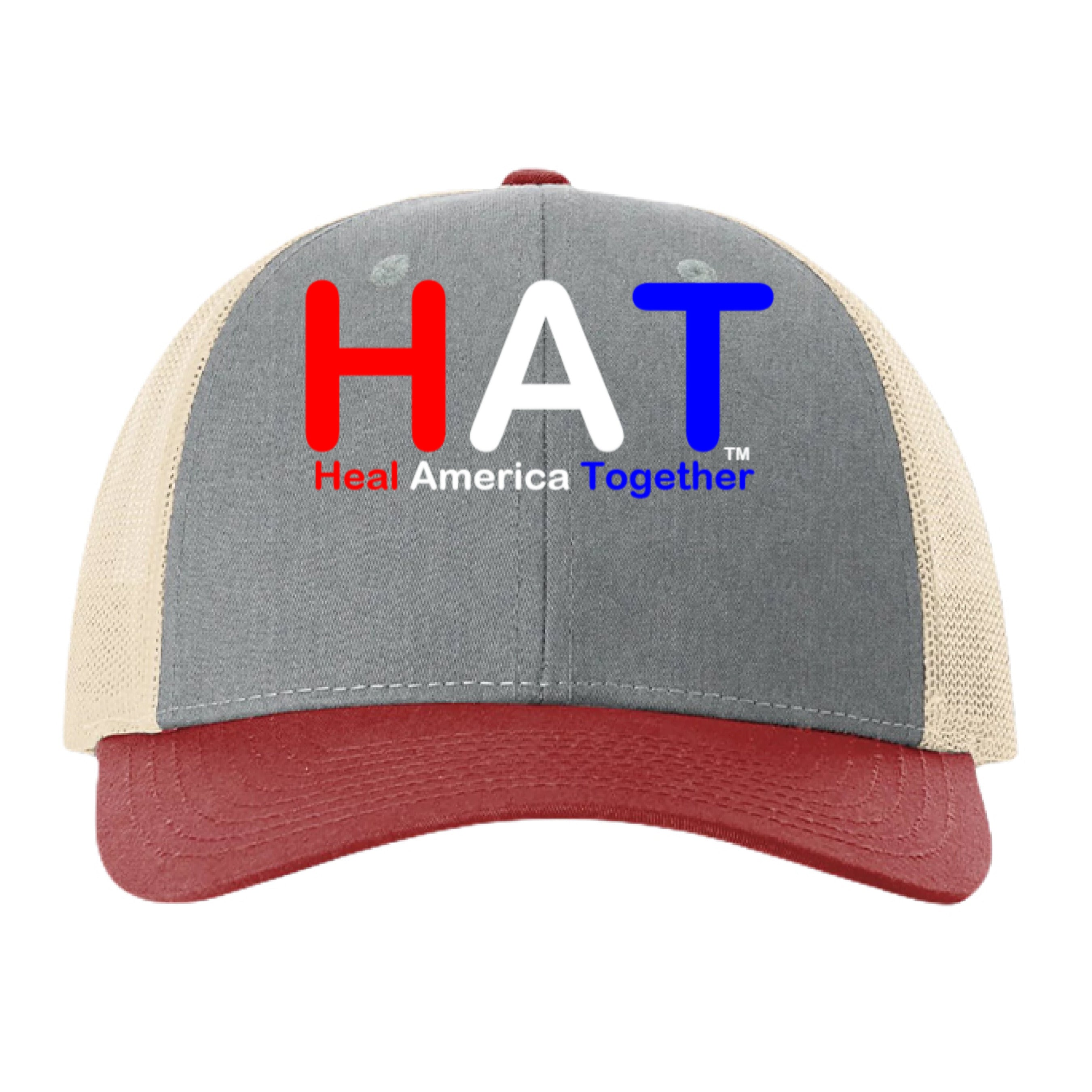 Heather Grey/ Birch/ Cardinal - FRONT