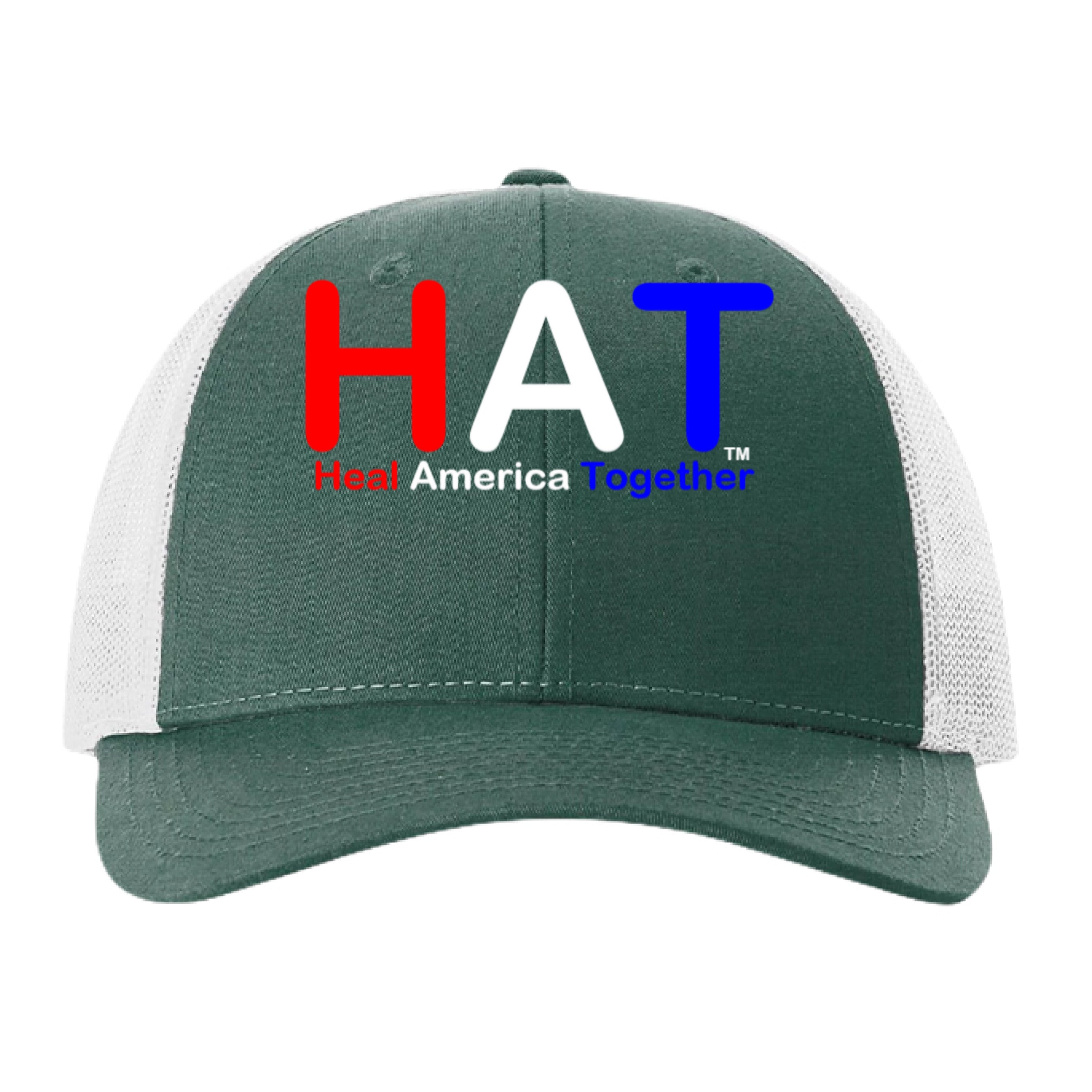Heather Dark Green/ Silver - FRONT