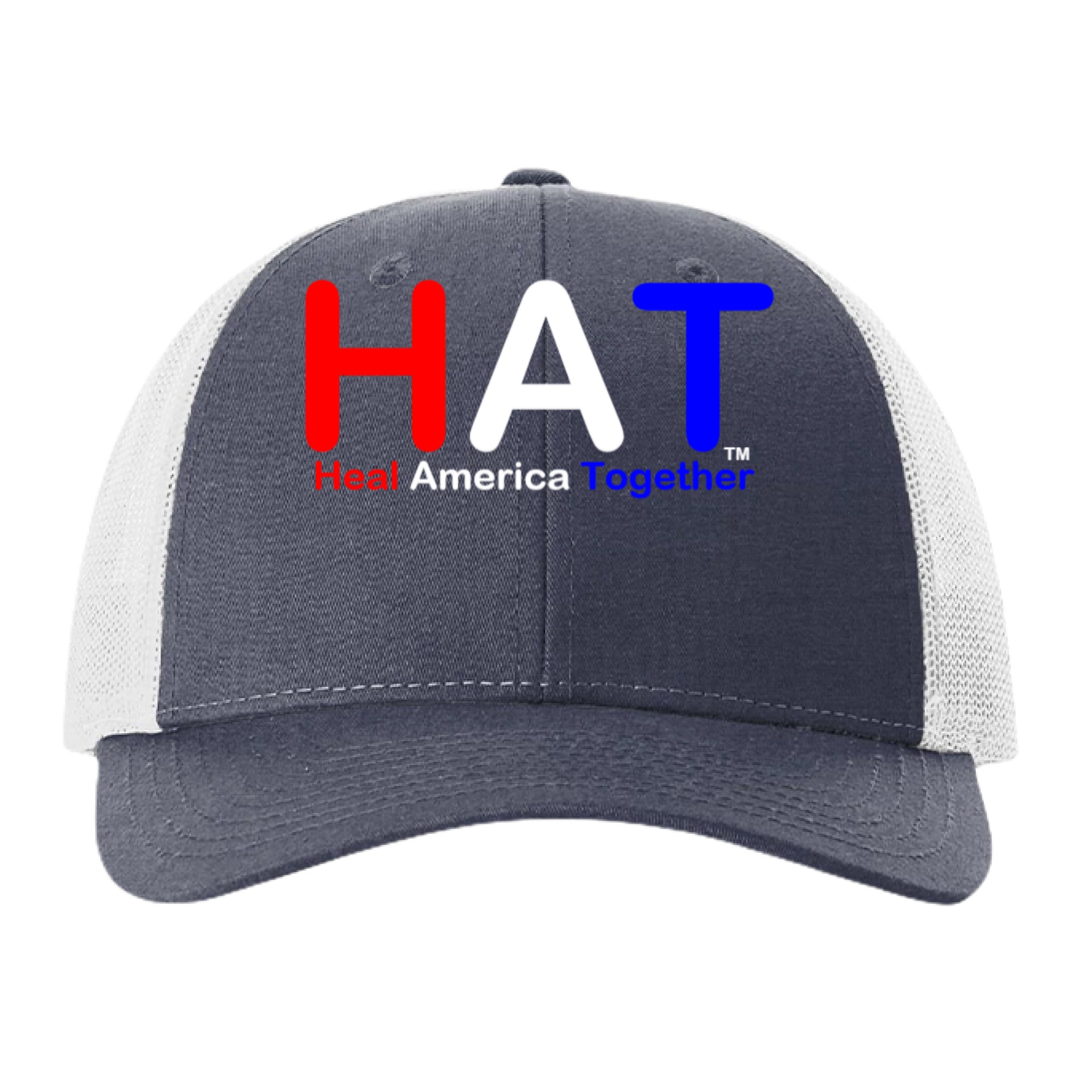 Heather Navy/ Silver - FRONT