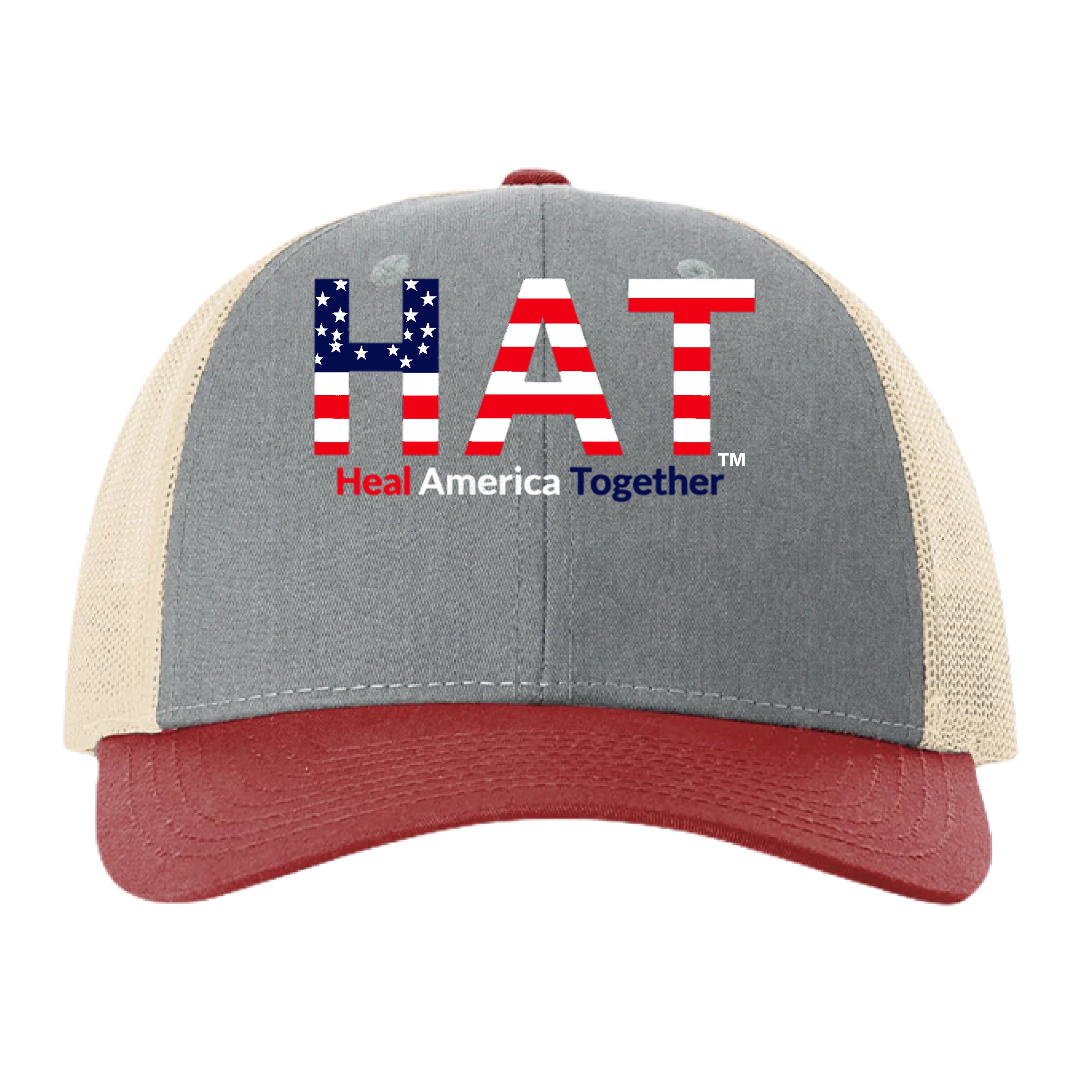 Heather Grey/ Birch/ Cardinal - FRONT