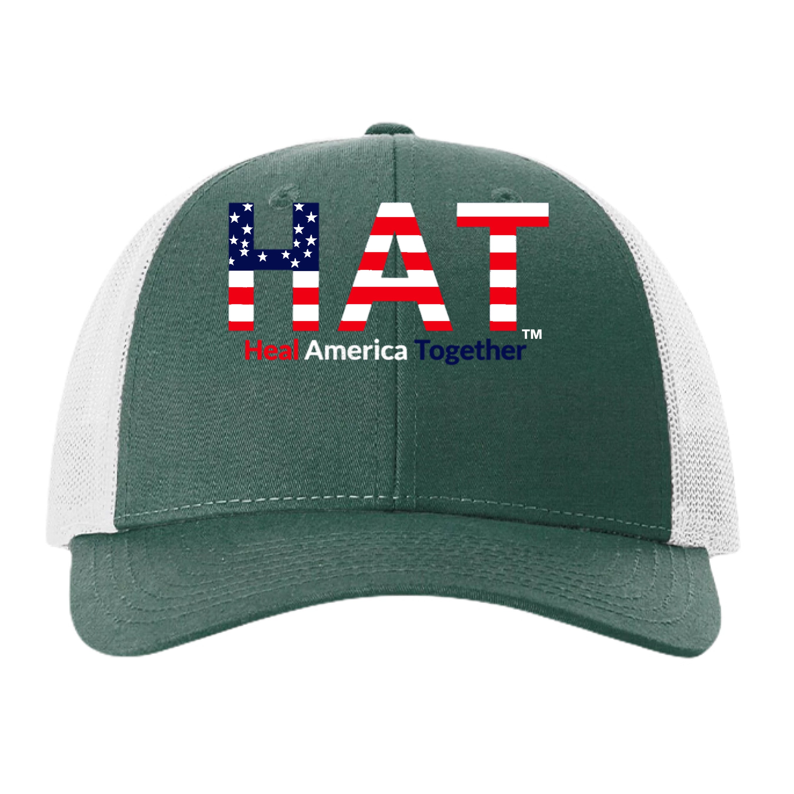 Heather Dark Green/ Silver - FRONT