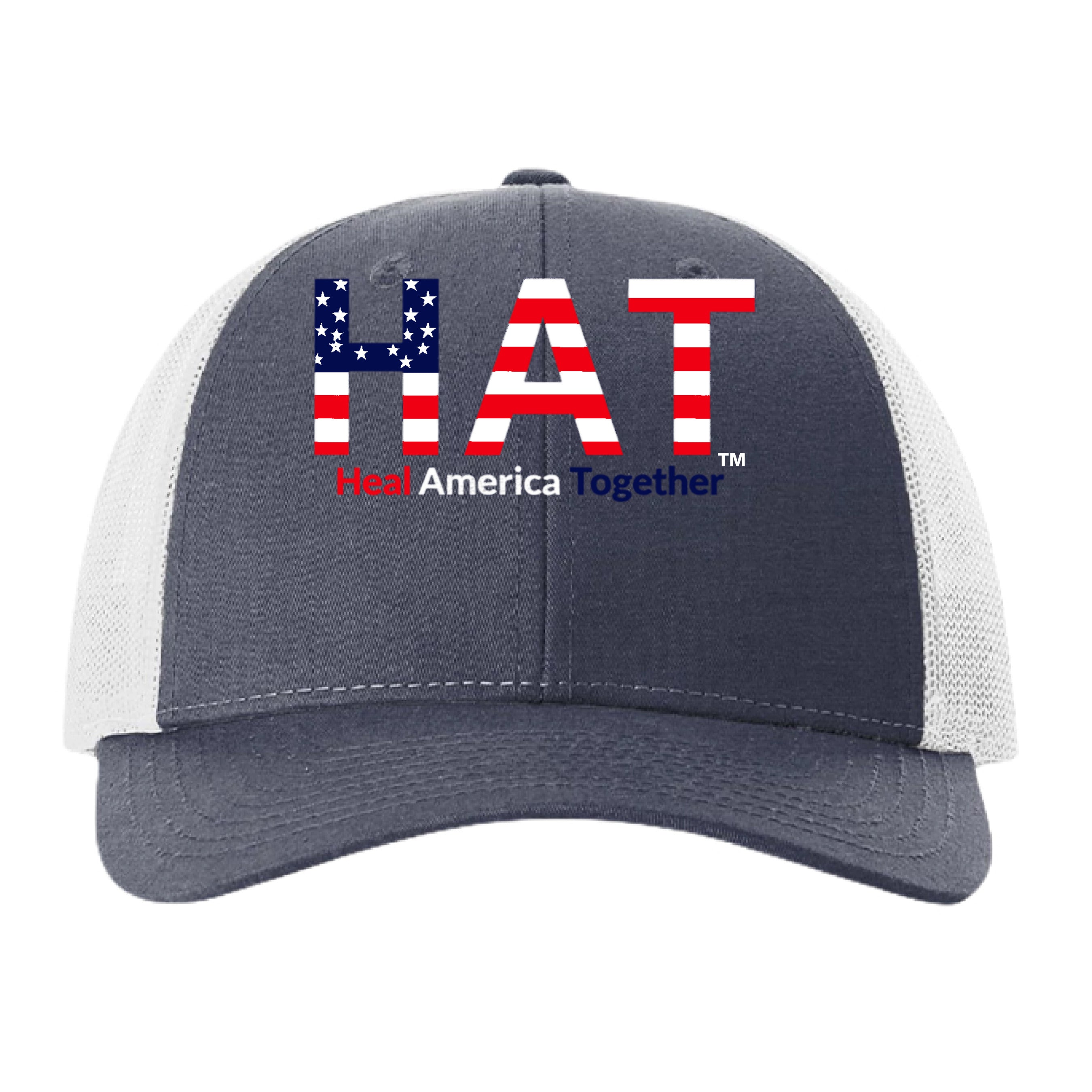 Heather Navy/ Silver - FRONT