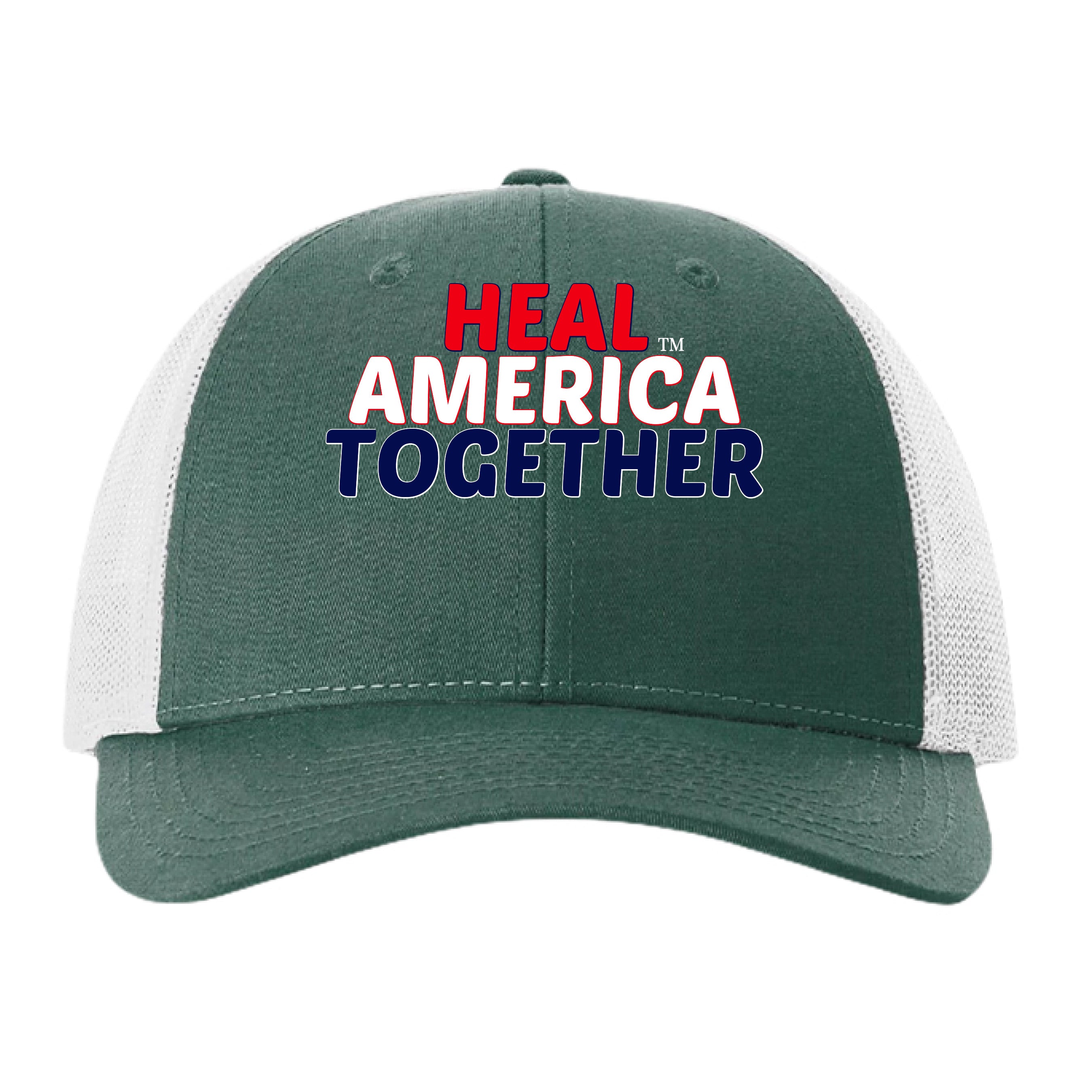 Heather Dark Green/ Silver - FRONT