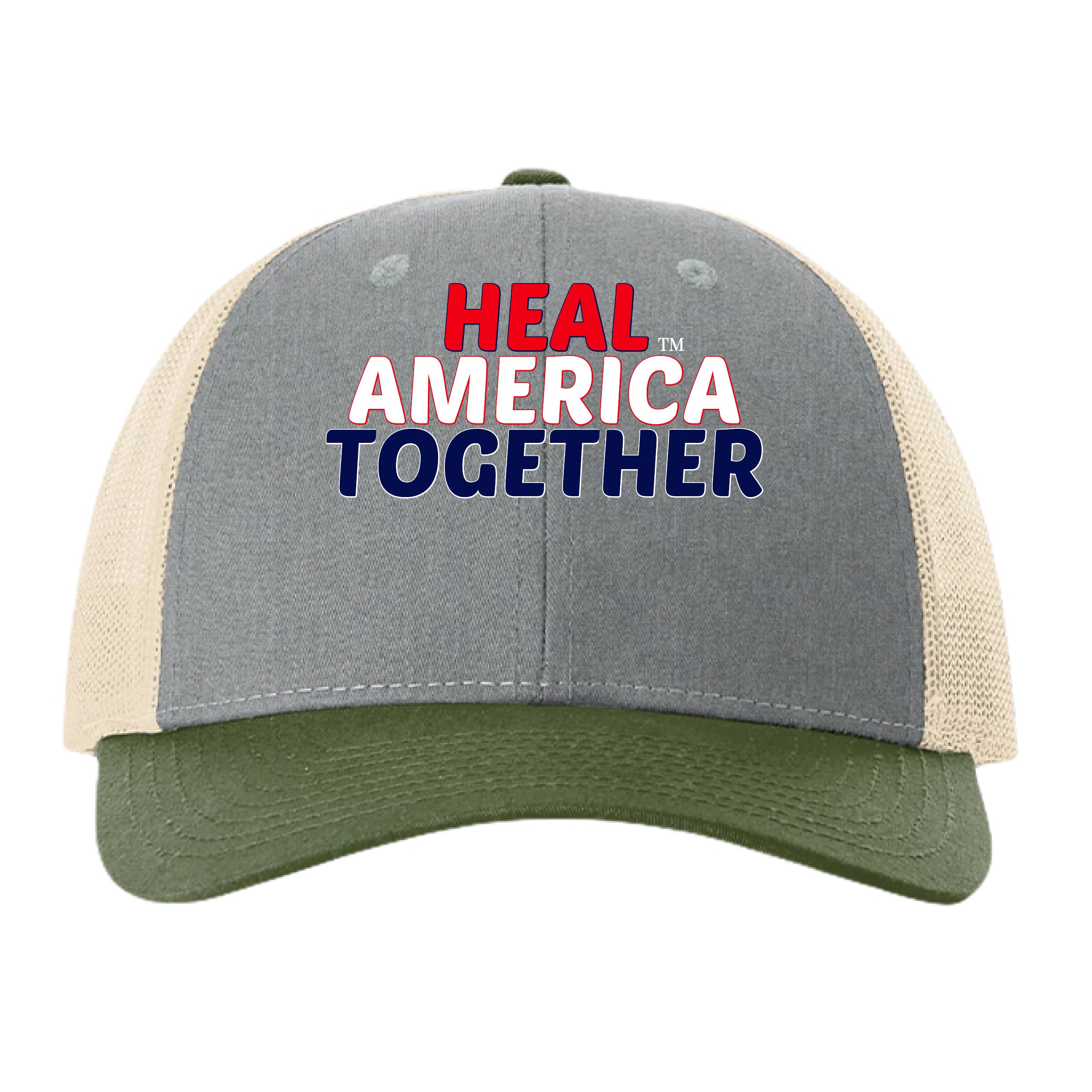 Heather Grey/ Birch/ Army - FRONT