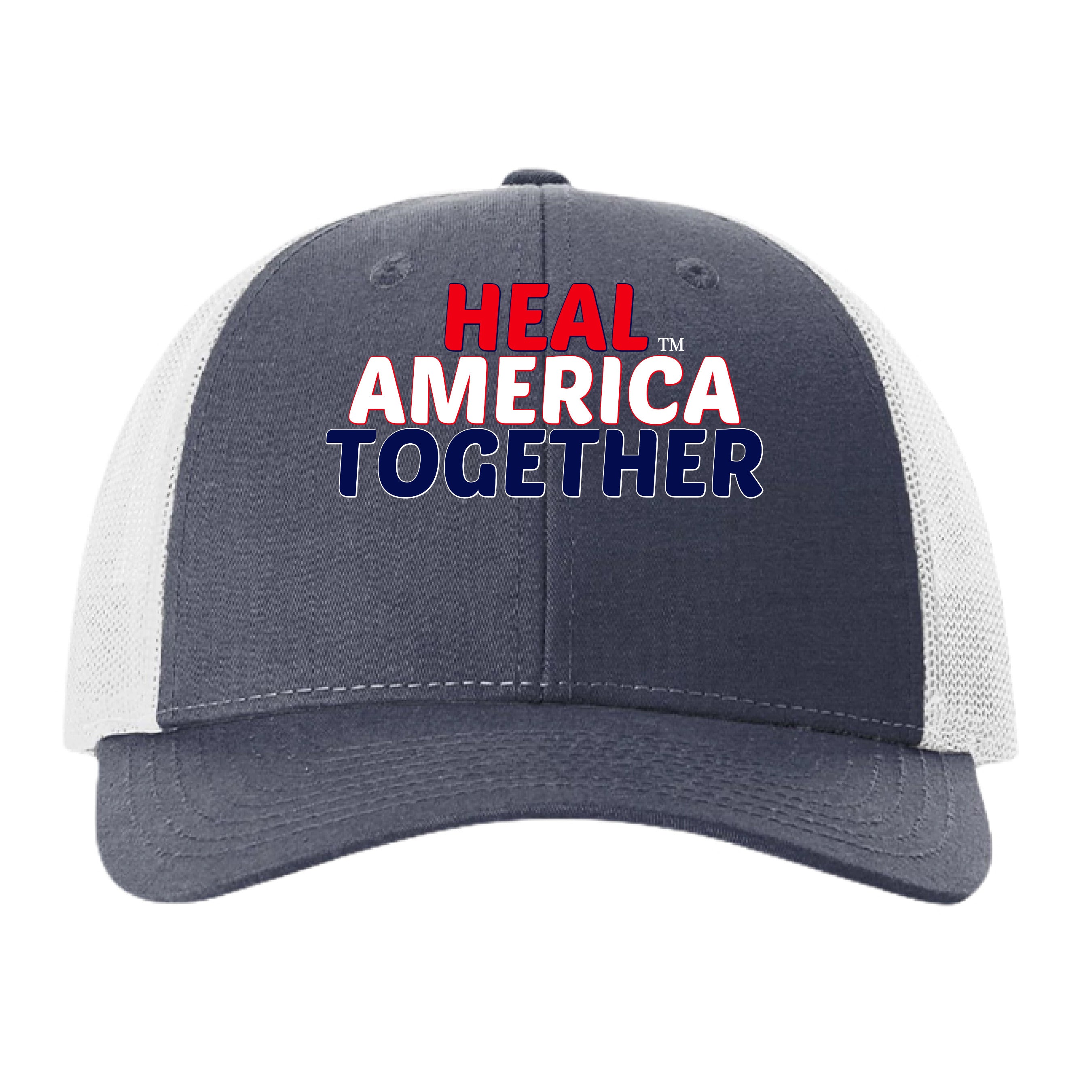 Heather Navy/ Silver - FRONT