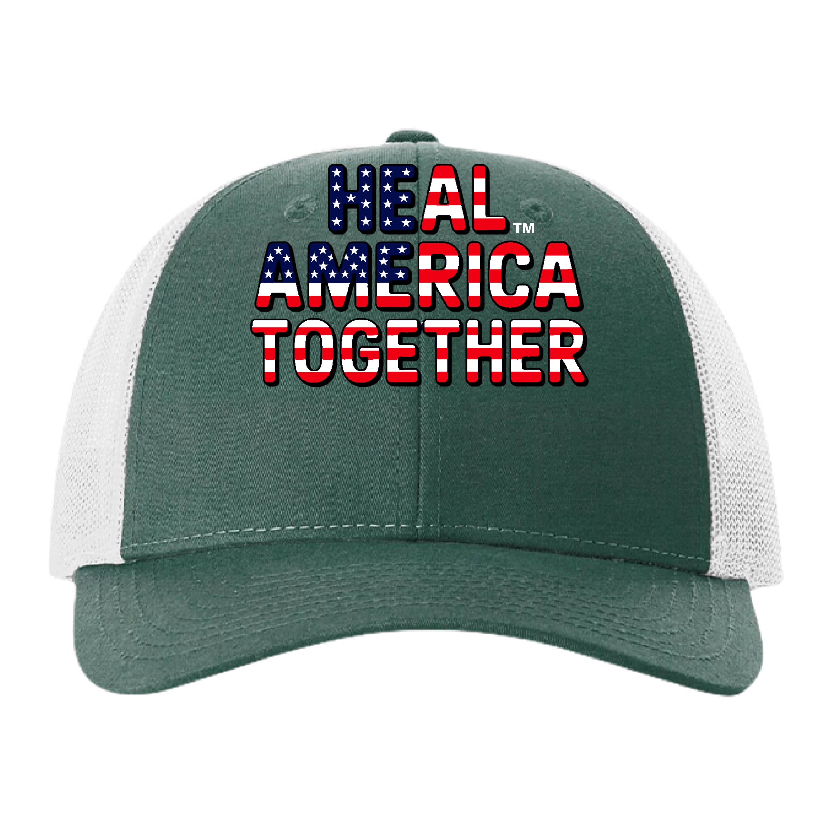 Heather Dark Green/ Silver - FRONT