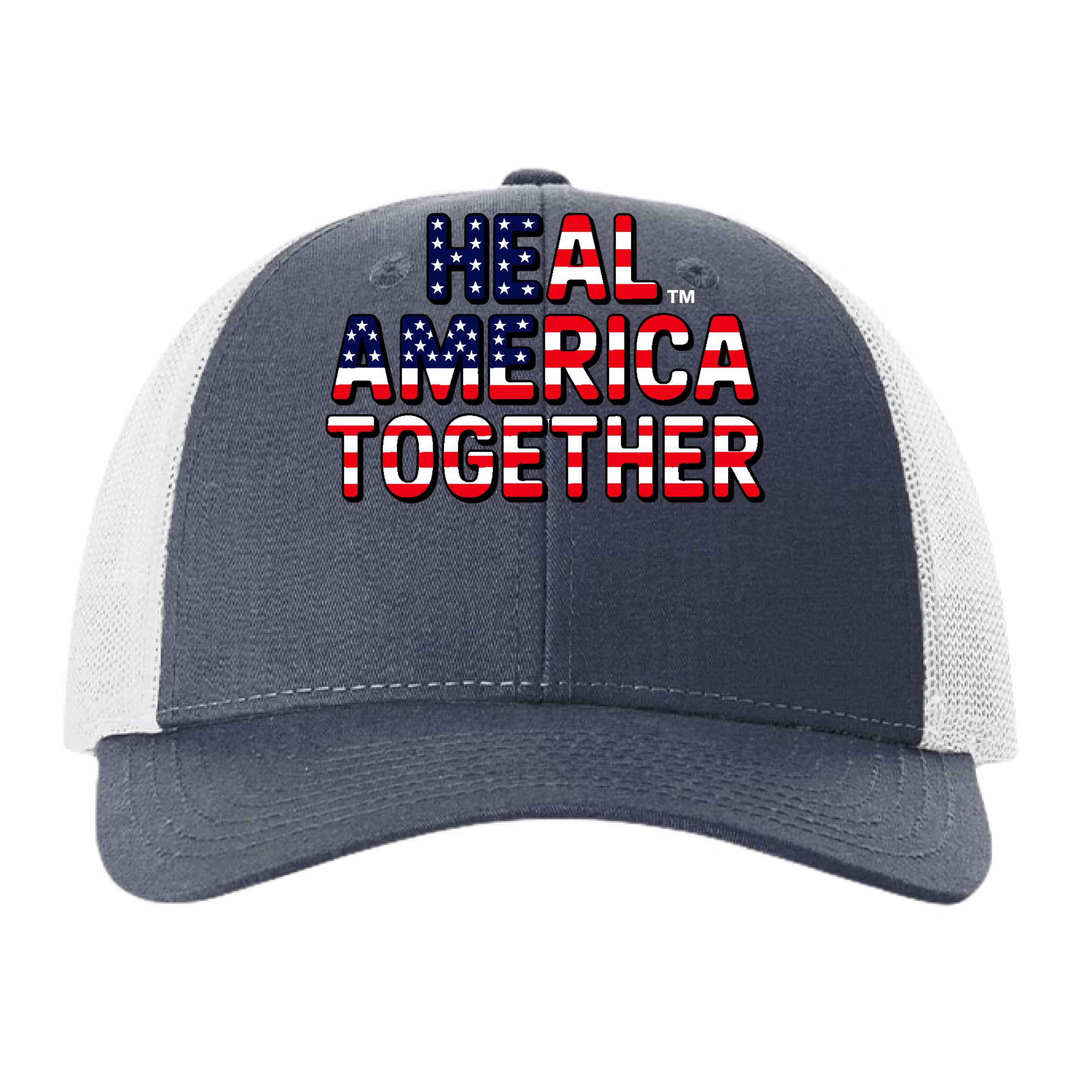 Heather Navy/ Silver - FRONT