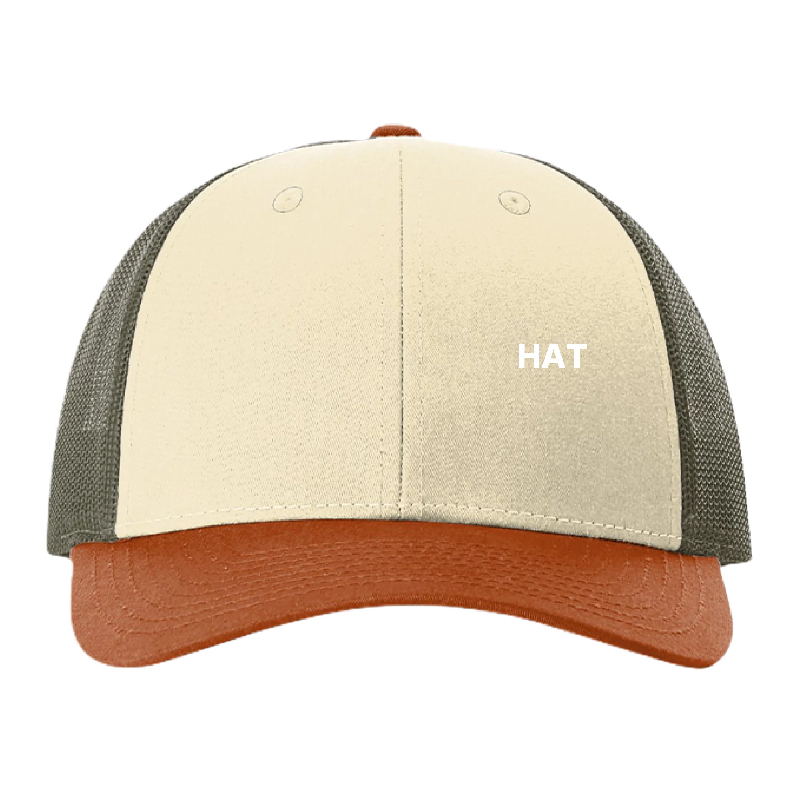 Cream/ Loden Green/ Dark Orange - FRONT