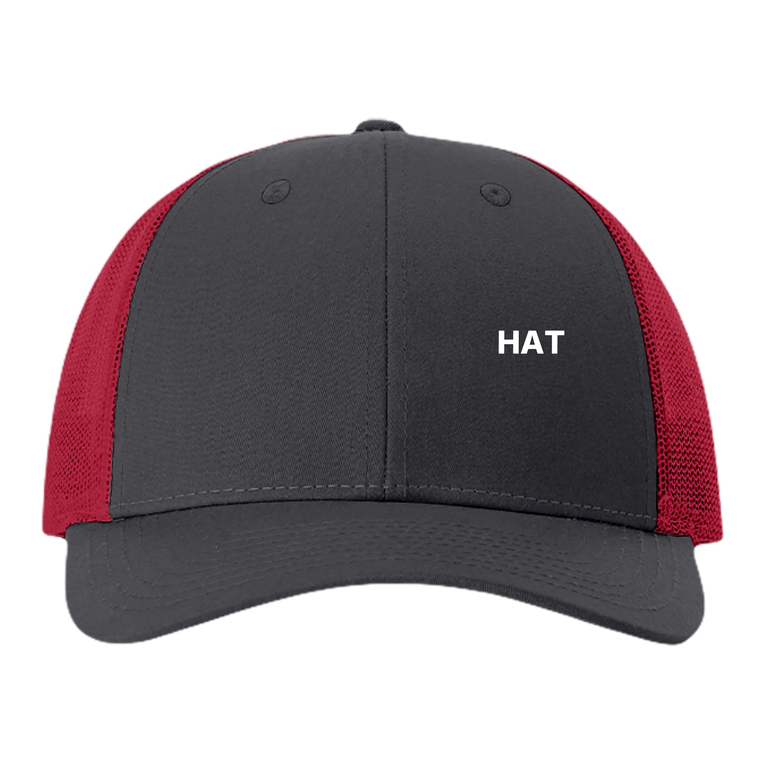 Charcoal/ Red - FRONT
