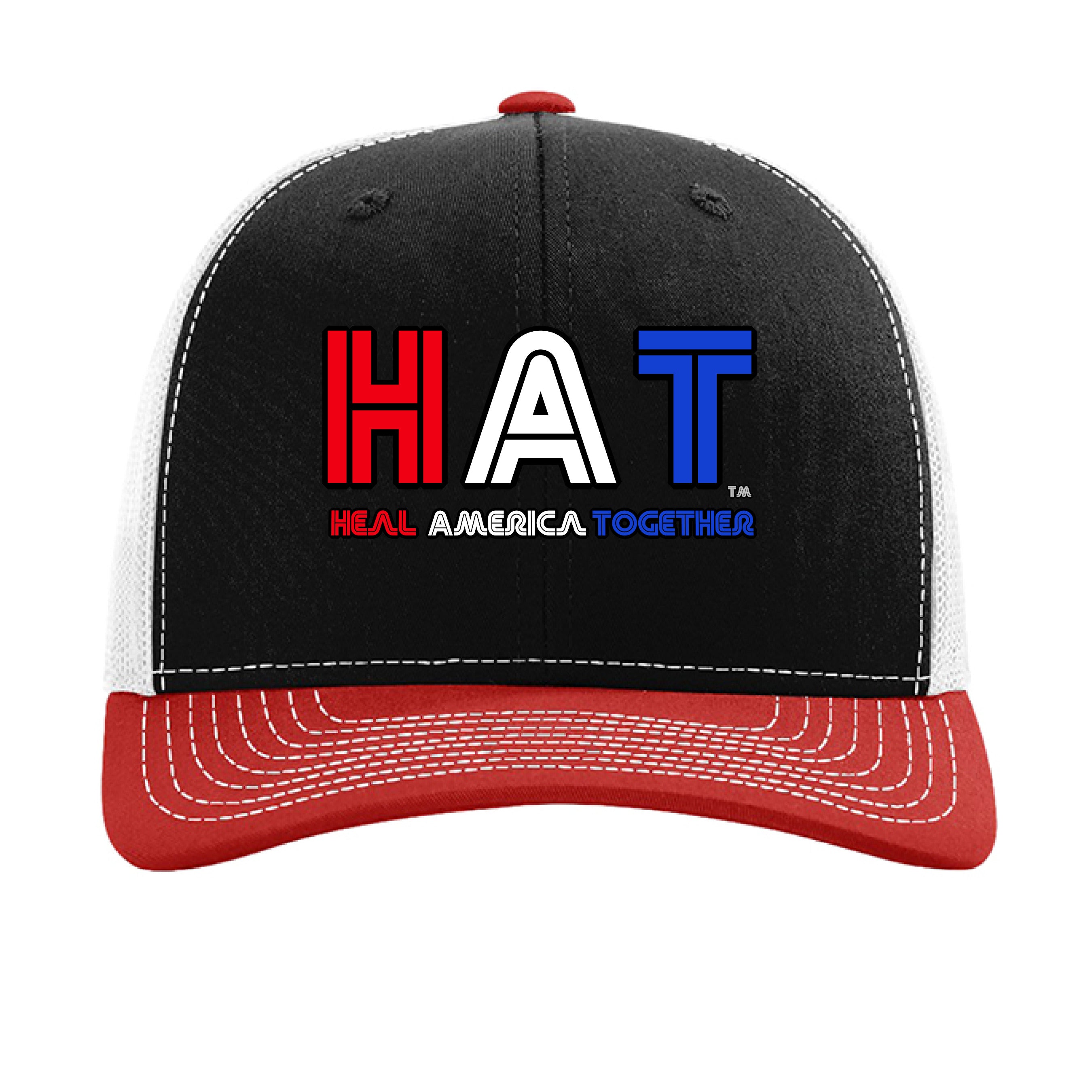 Black/ White/ Red - FRONT