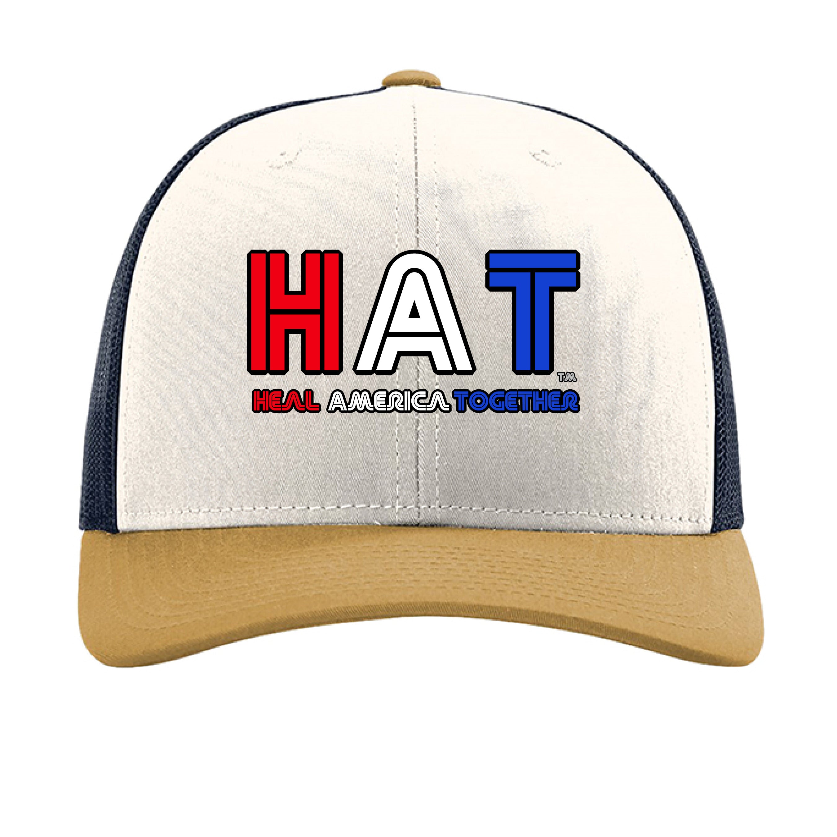 Cream/ Navy/ Amber Gold - FRONT