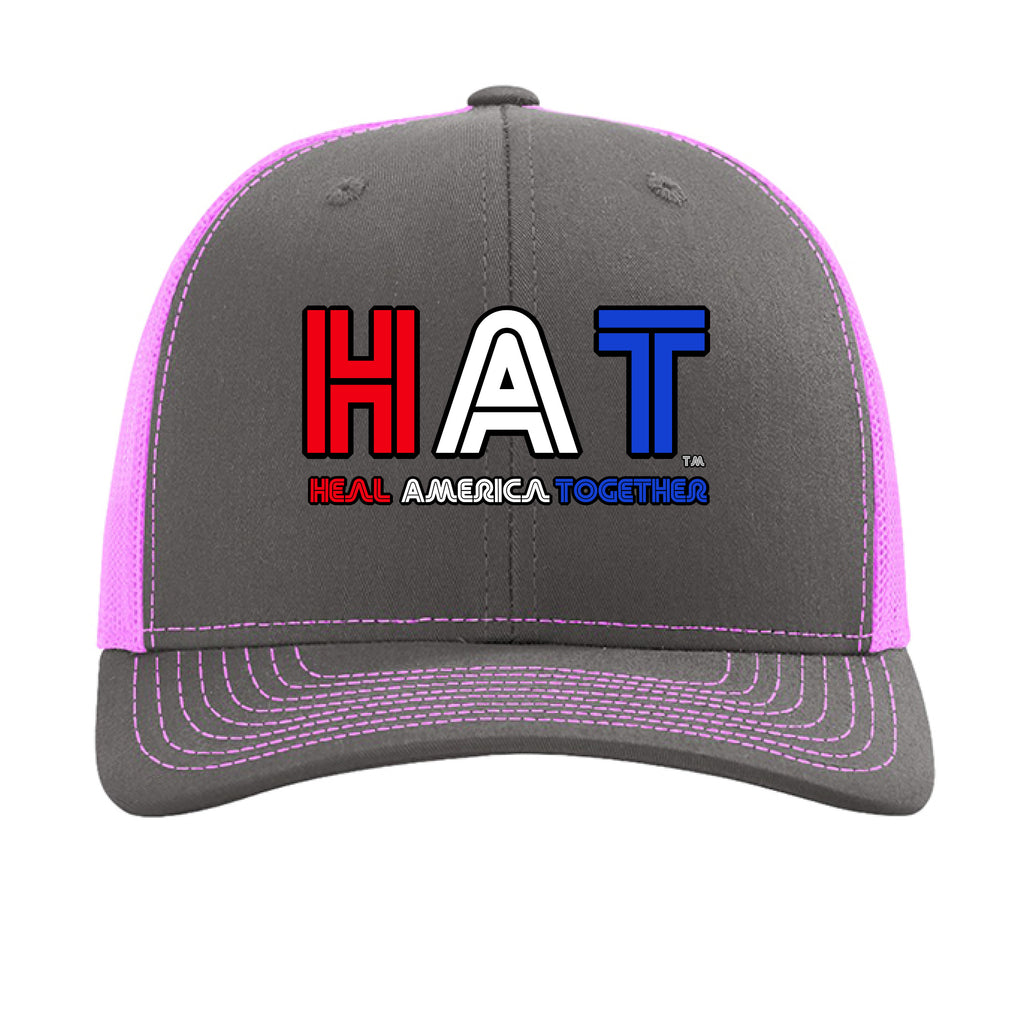 Charcoal/ Neon Pink - FRONT