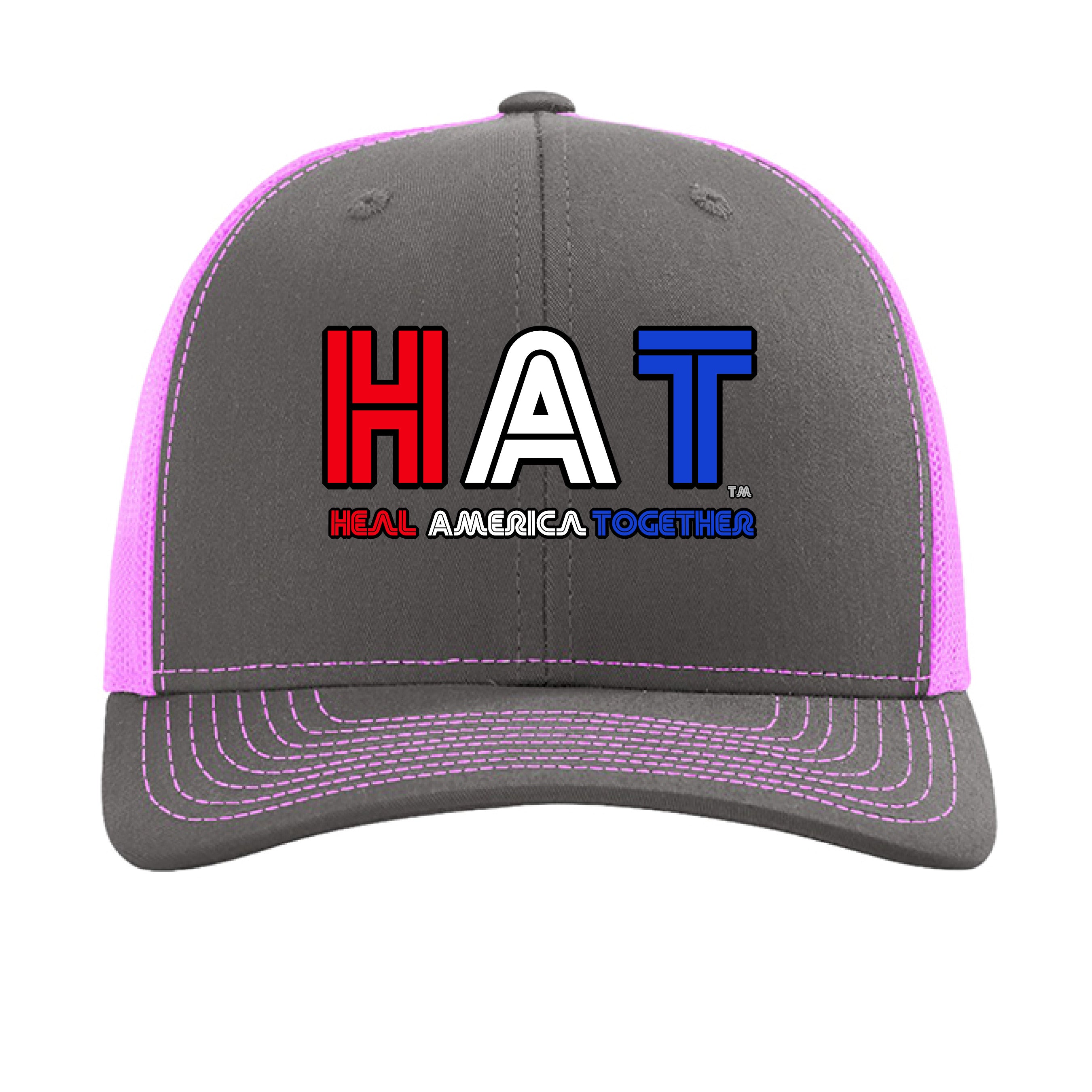 Charcoal/ Neon Pink - FRONT