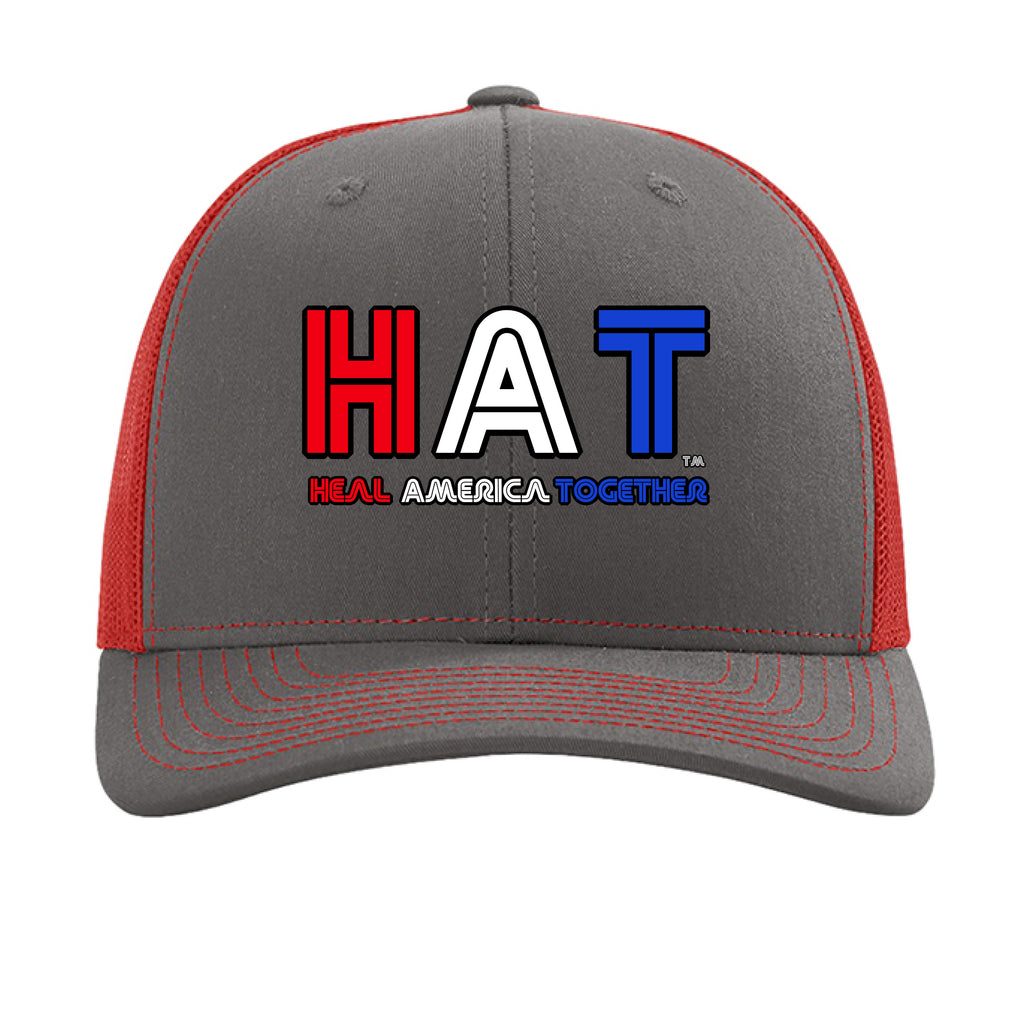 Charcoal/ Red - FRONT
