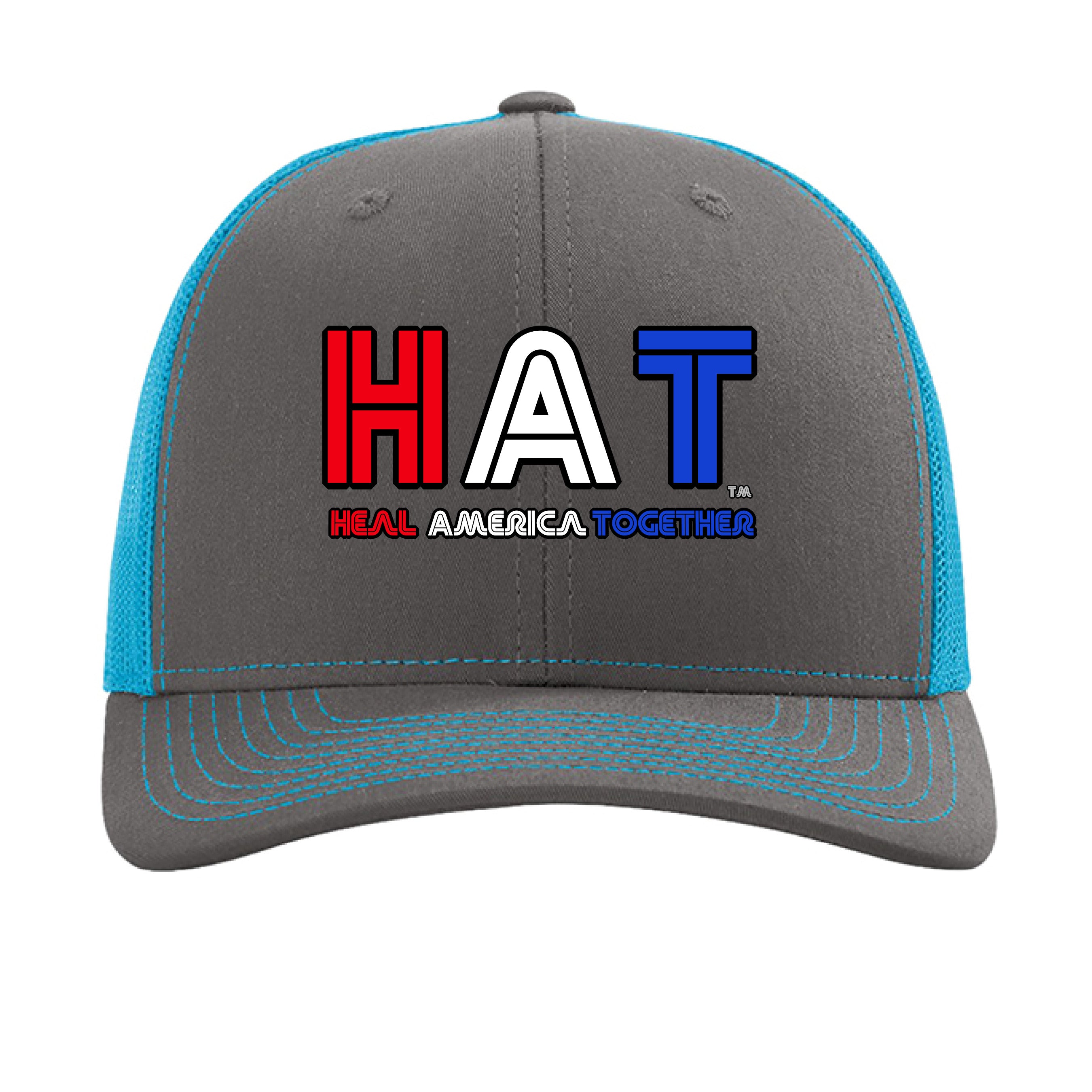 Charcoal/ Neon Blue - FRONT