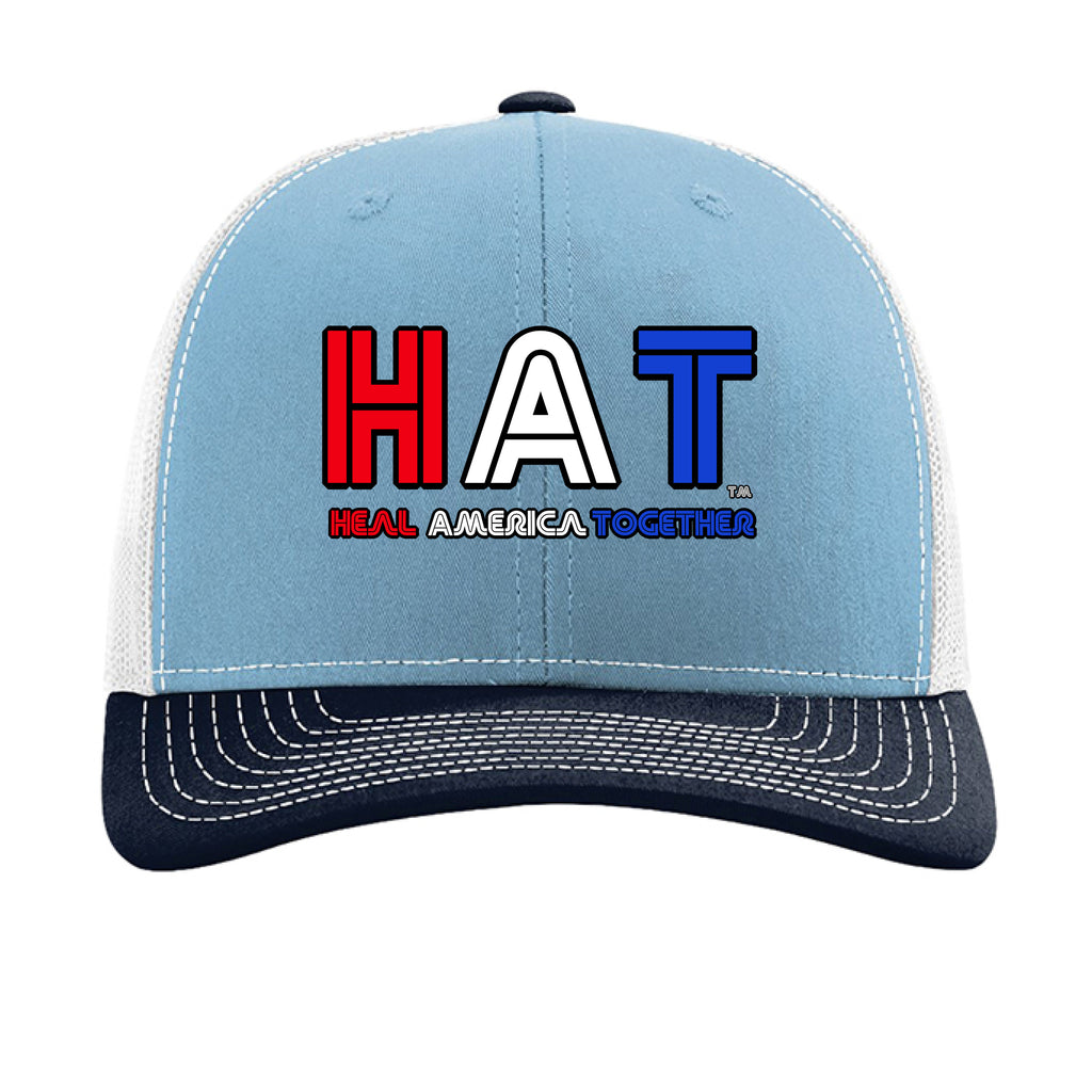 Columbia Blue/ White/ Navy - FRONT