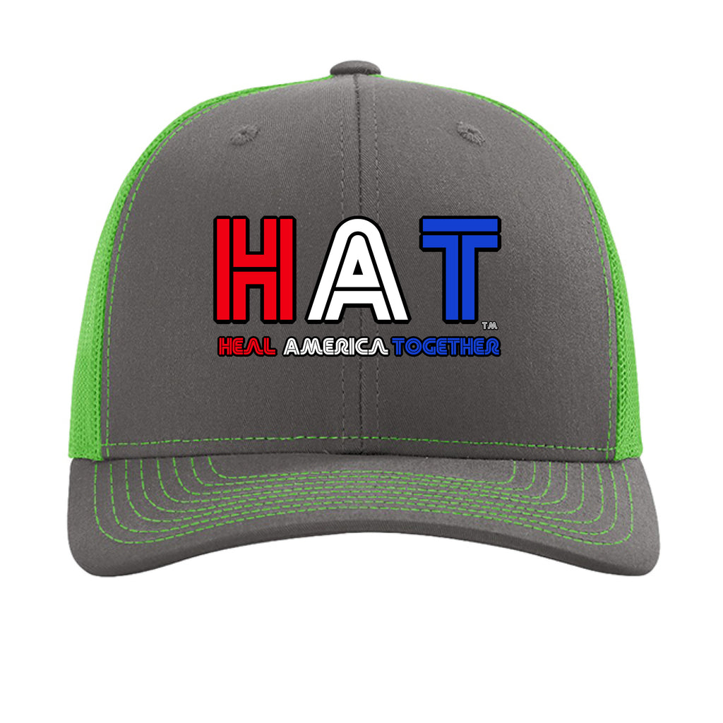 Charcoal/ Neon Green - FRONT