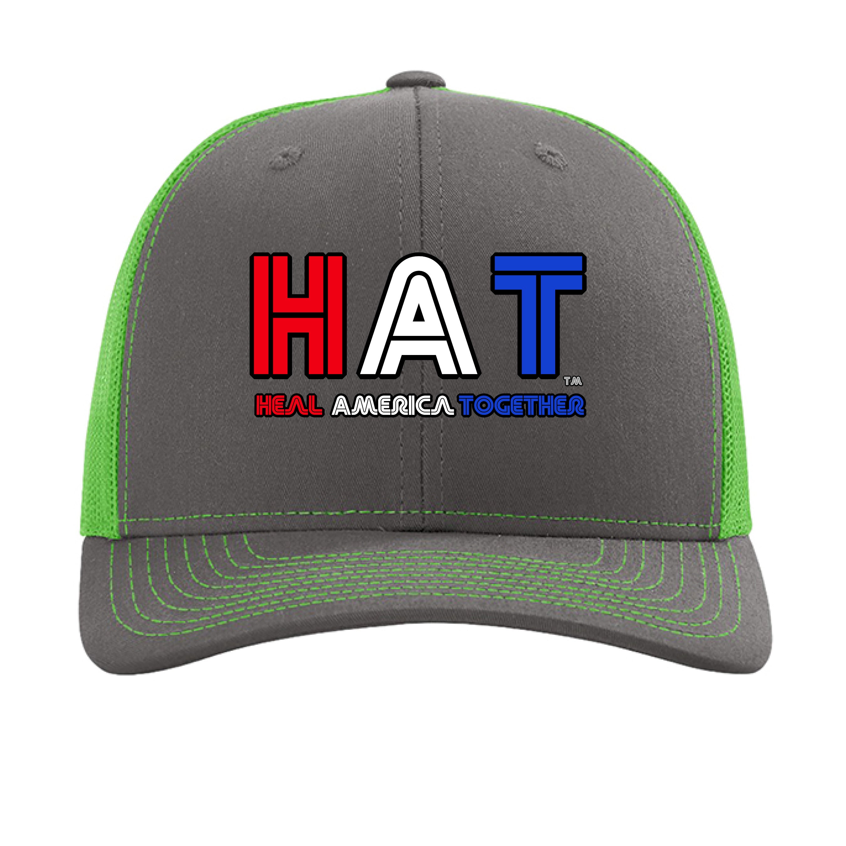 Charcoal/ Neon Green - FRONT