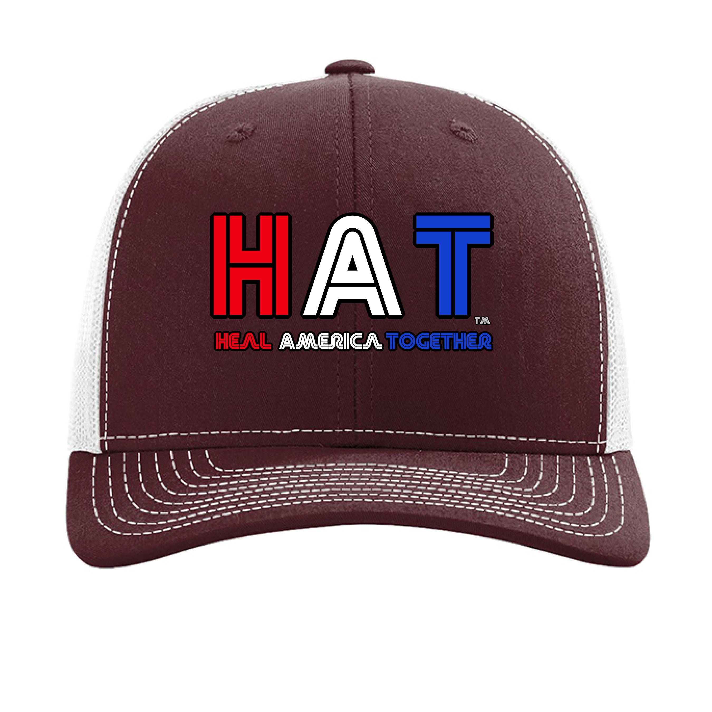 Maroon/ White - FRONT