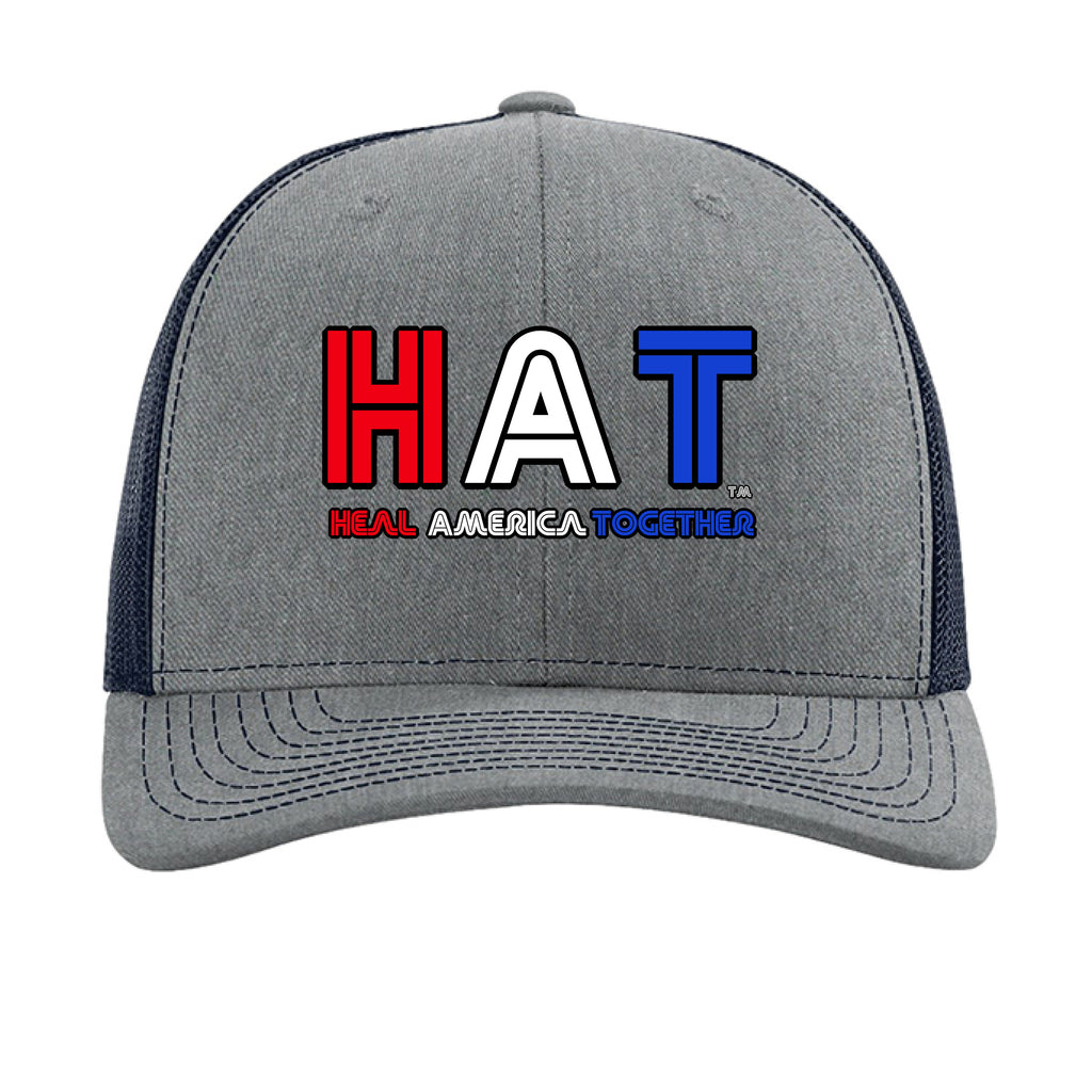 Heather Grey/ Navy - FRONT