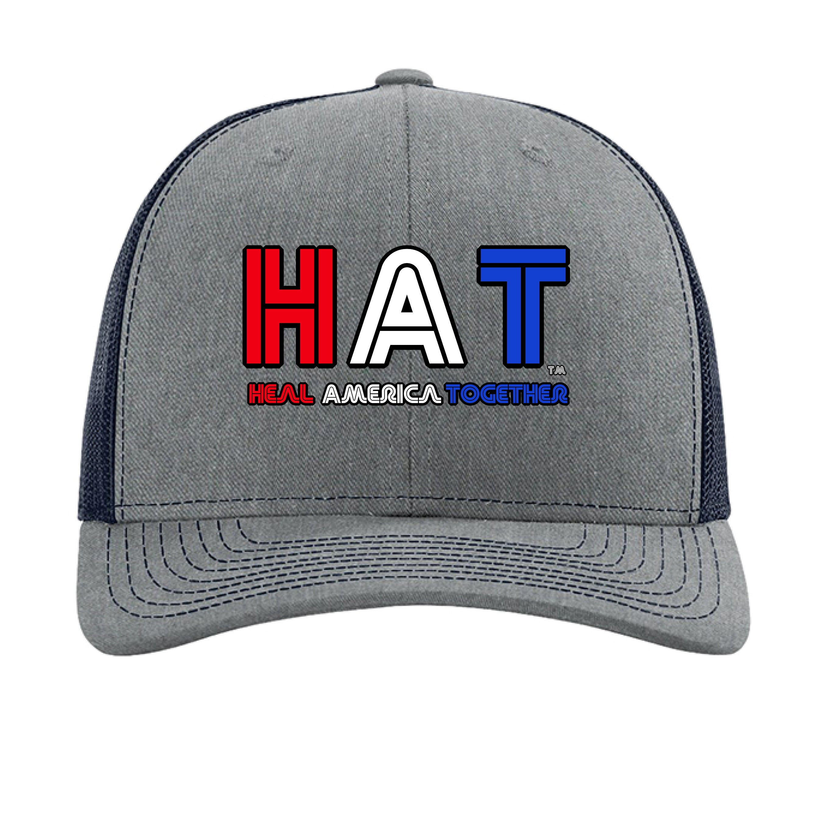 Heather Grey/ Navy - FRONT