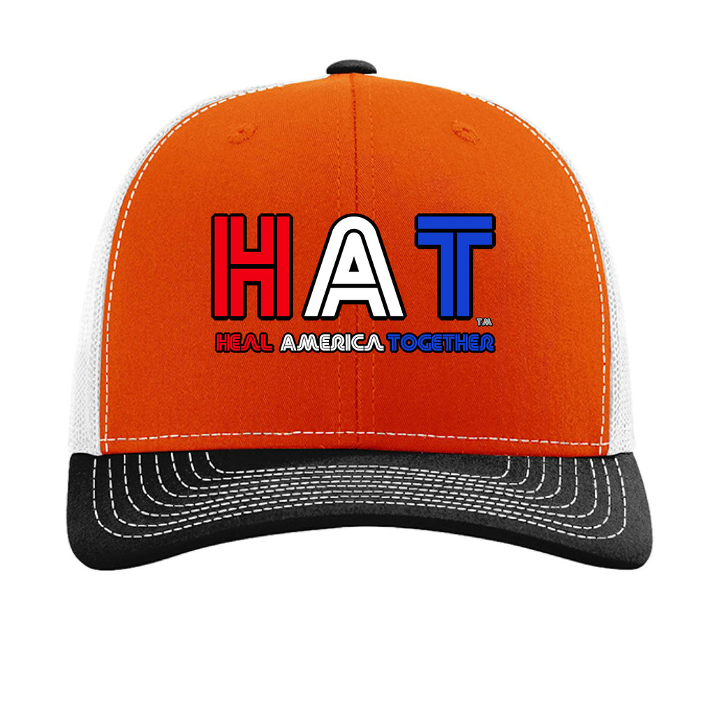 Orange/ White/ Black - FRONT