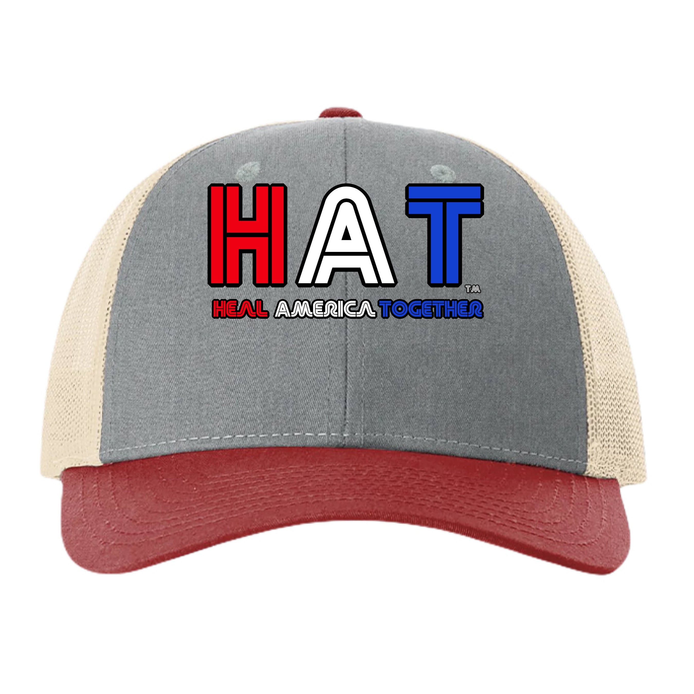 Heather Grey/ Birch/ Cardinal - FRONT