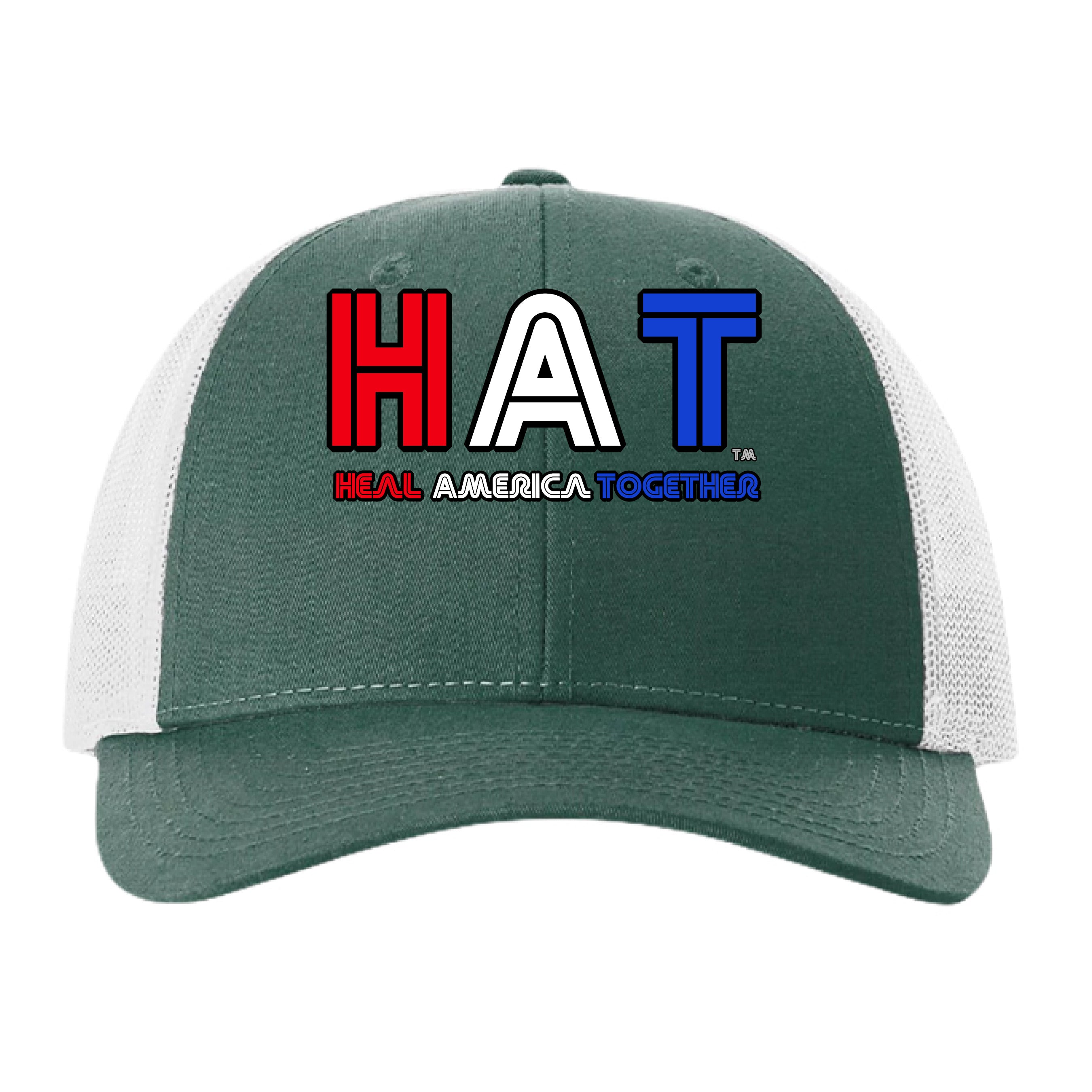 Heather Dark Green/ Silver - FRONT
