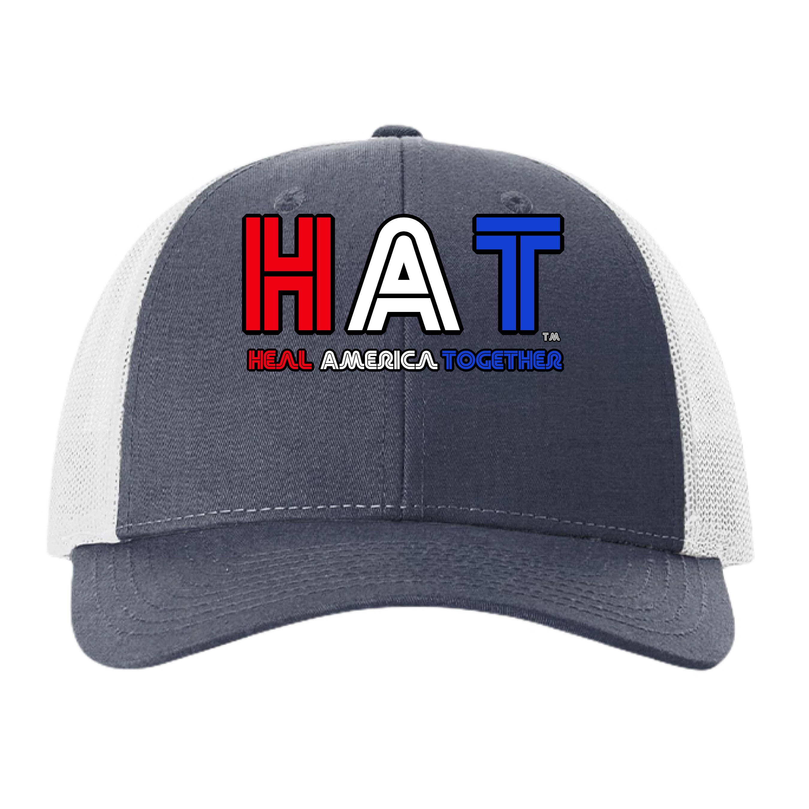 Heather Navy/ Silver - FRONT